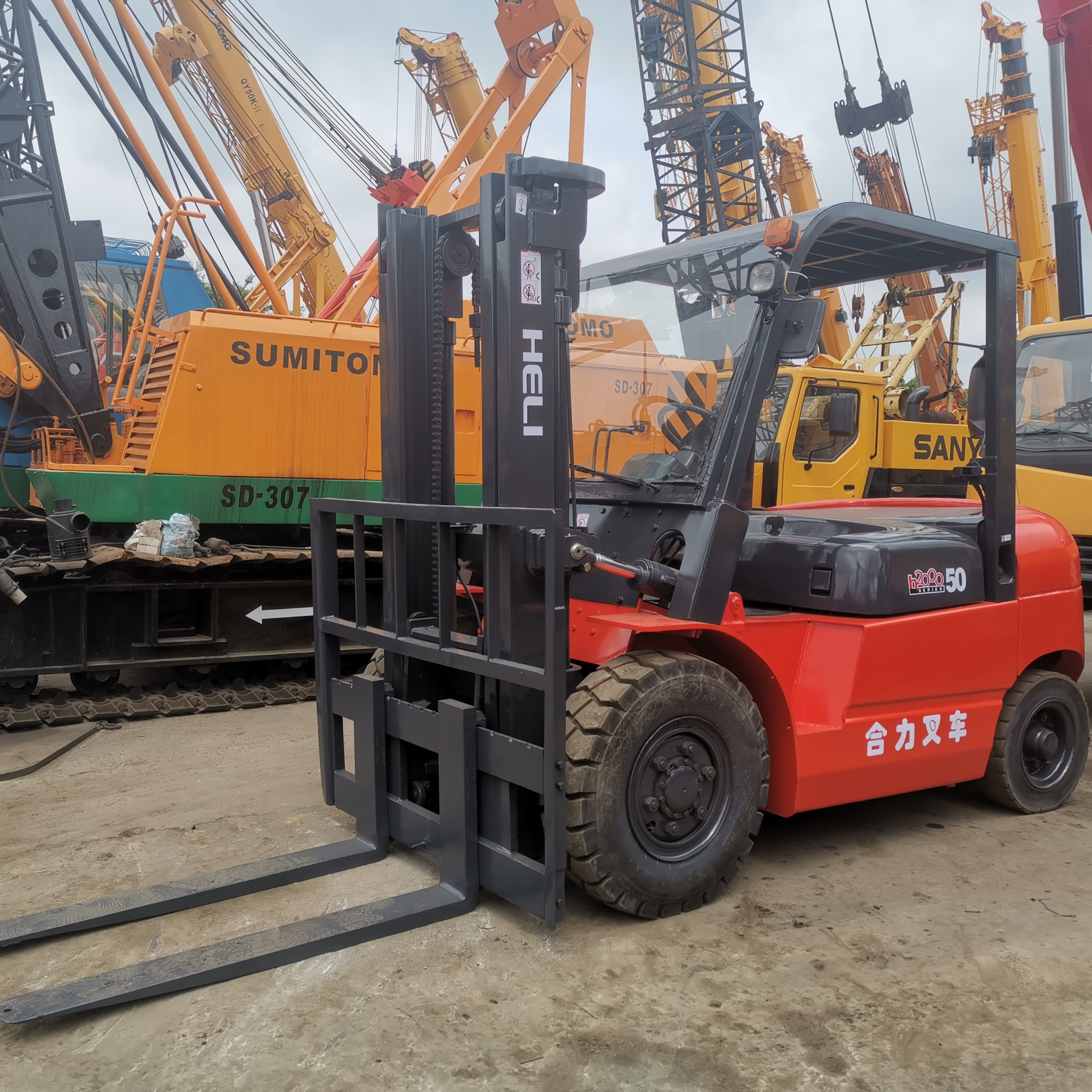 HELI 5ton cpcd50 Forklift CPCD50/CPCD30/CPCD35 Diesel Forklift  5t forklift for Sale