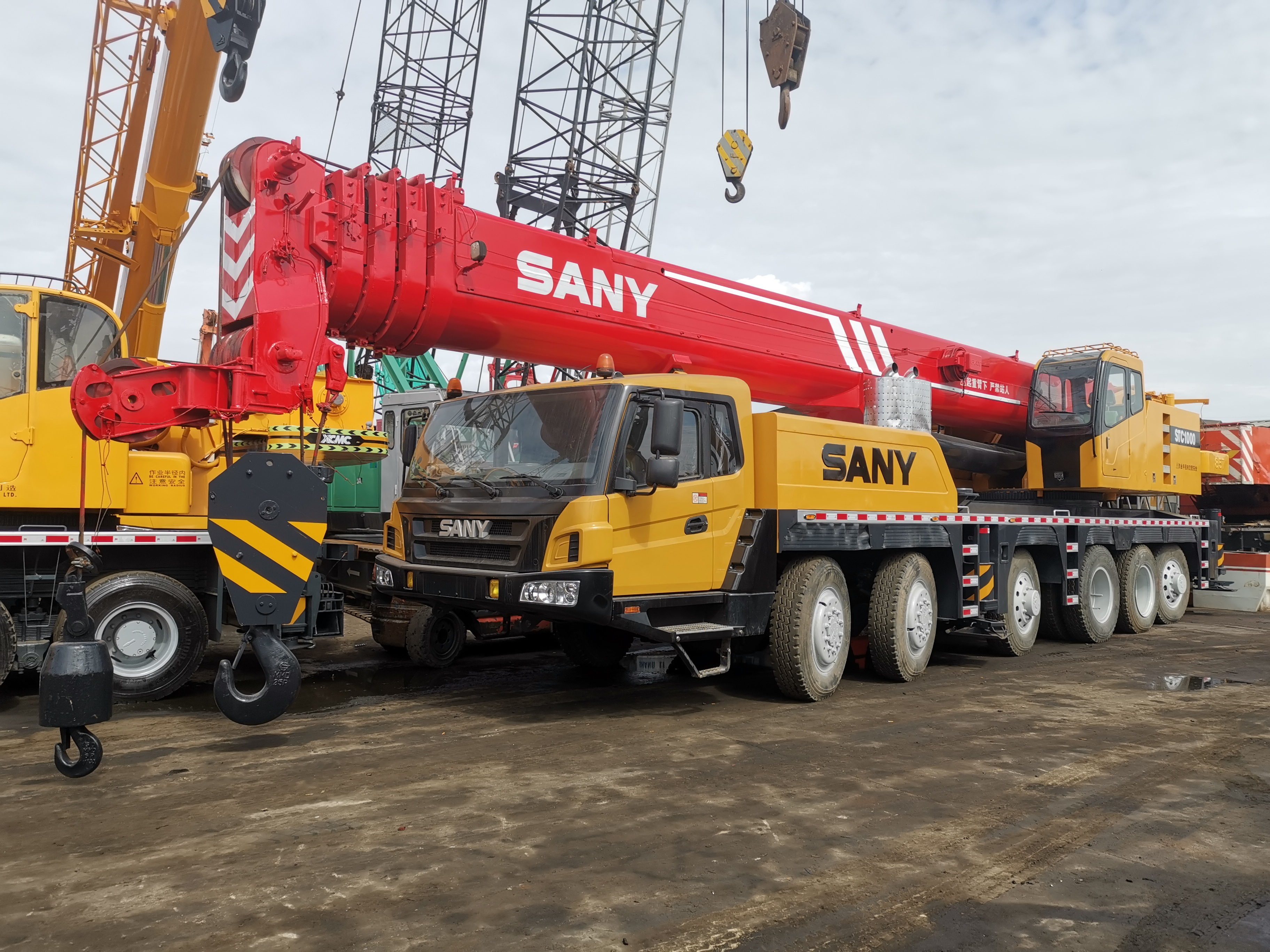 Used SANY 100ton stc1000 100ton crane sany  truck 50/80/100/110 ton 220 tons 220tons truck crane low price