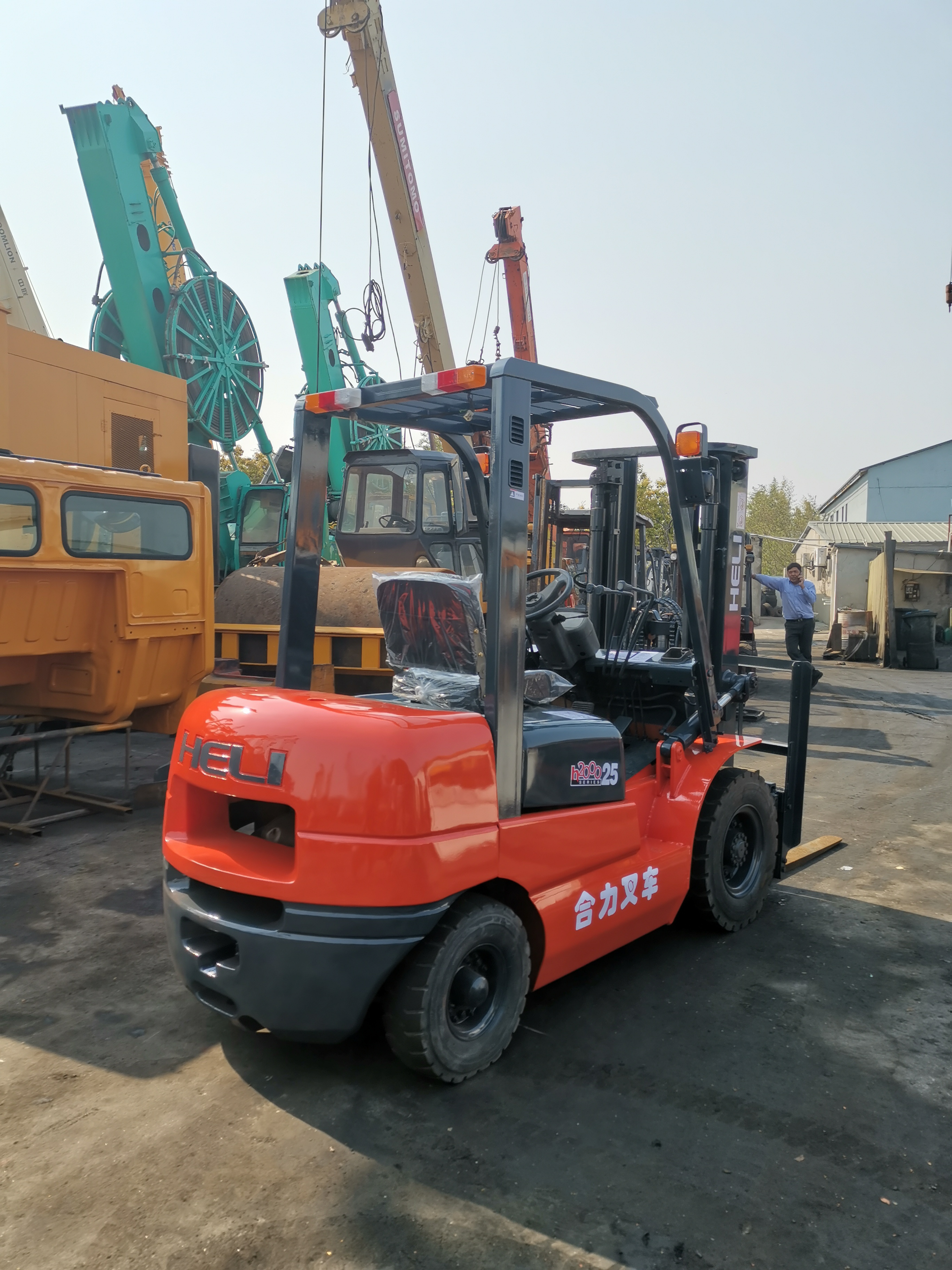 HELI CPCD25 forklift prices small electric forklift 2/3/4/5/6/7/8/10/15/16/20 tons forklift heli hot sale in Shanghai factory