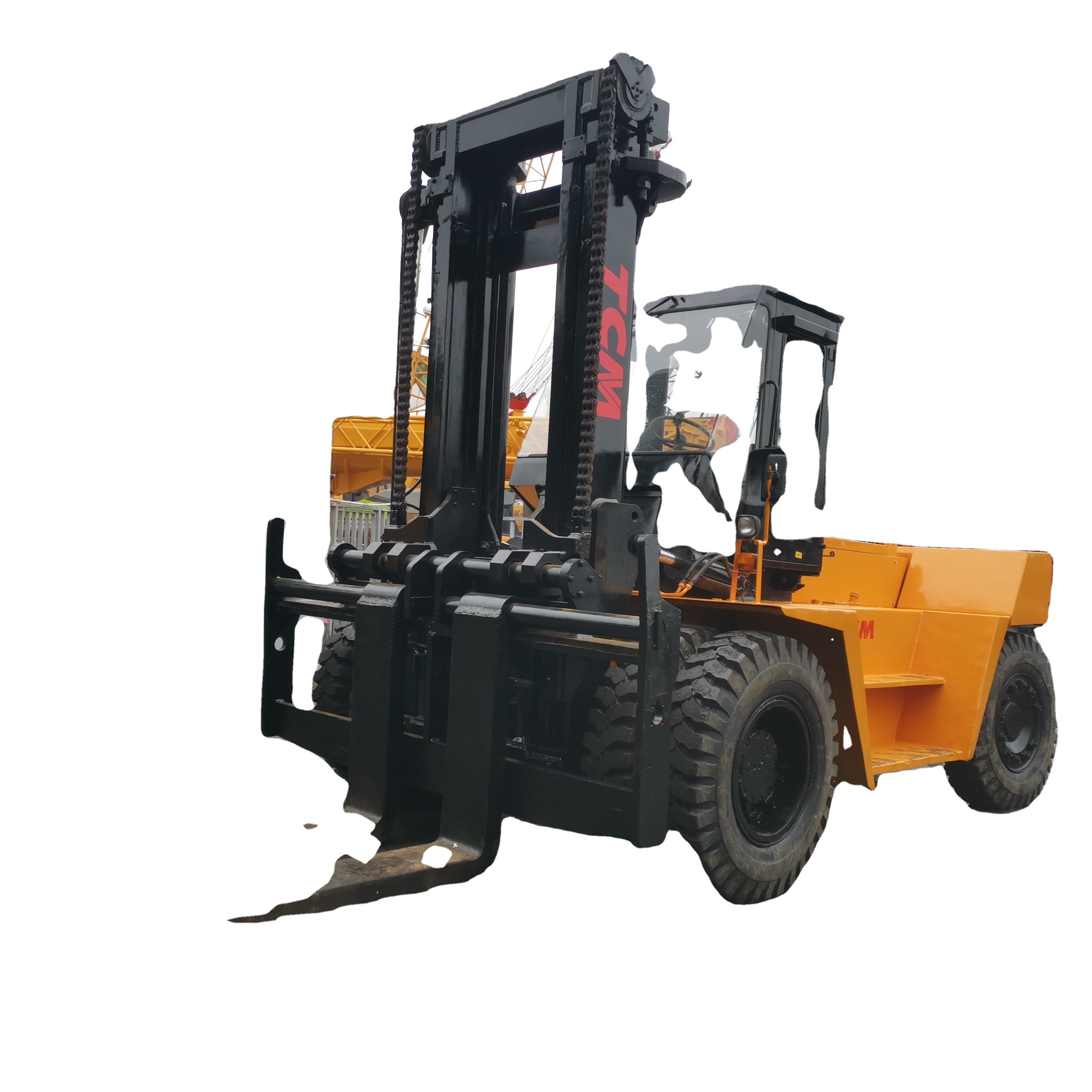 TCM forklift 44000 lb 20tons 25 ton forklift fd200 FD250 for container heavy forklift 20 ton diesel with good condition