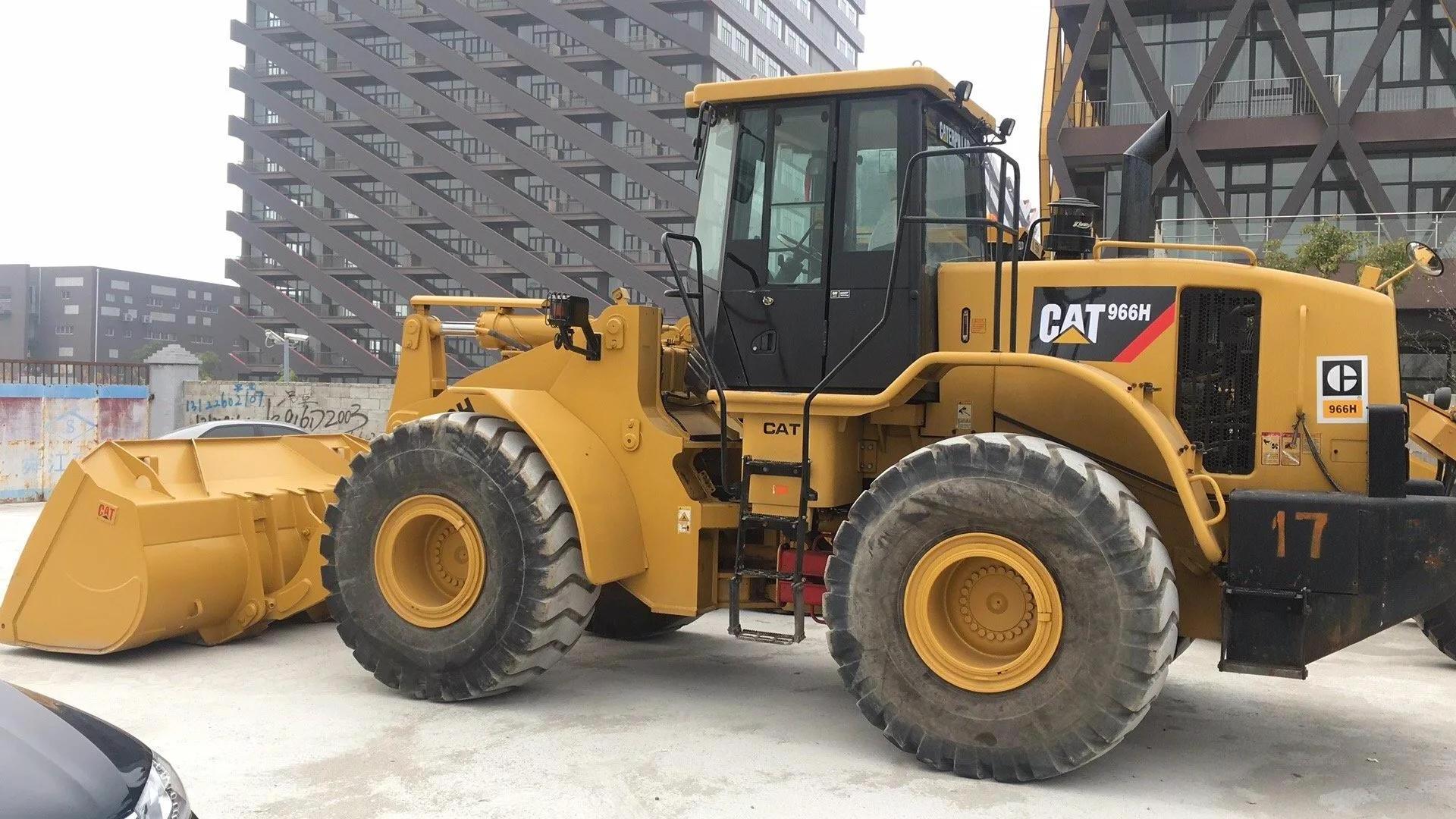 Second hand machine equipment caterpillar 966H cheap front loader price/used cat charger 966h for hot sale