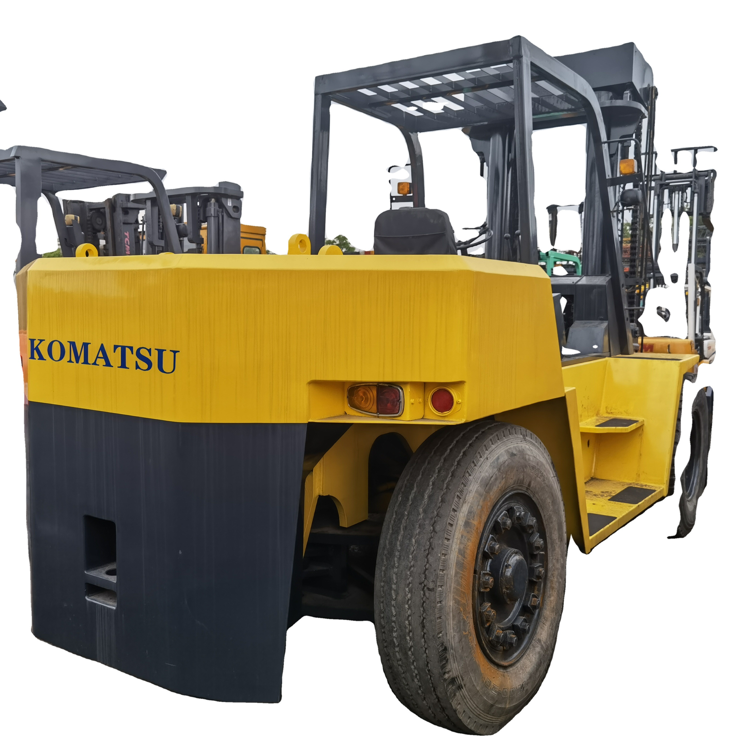 HOT Komatsu forklift 10 ton 12 ton 15 ton 16 ton diesel forklift truck with container mast