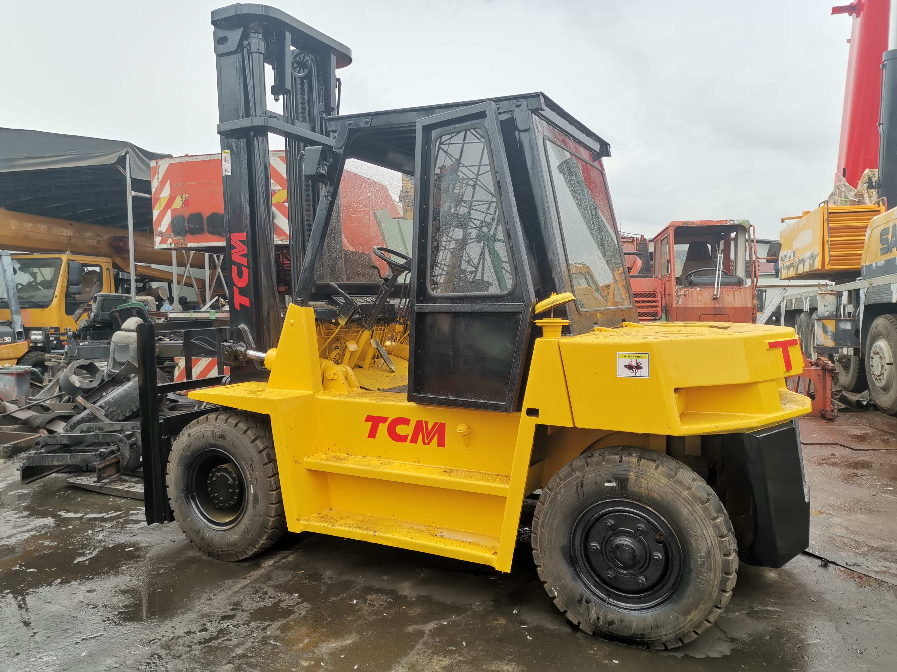 TCM Style LPG Gas Forklift Truck 6ton/1.8Ton/2.0Ton/2.5Ton/3.0Ton/3.5Ton/4.0Ton Gasoline/LPG Dual Fuel Forklift Used Core Engine