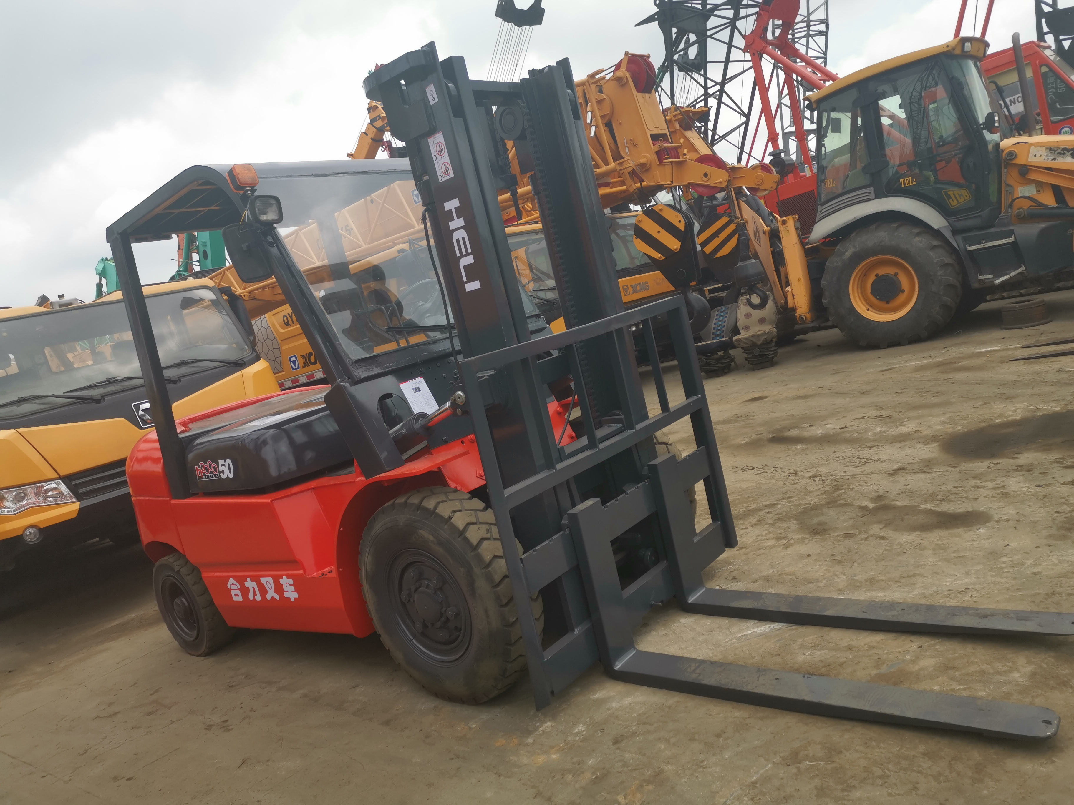 HELI 5ton cpcd50 Forklift CPCD50/CPCD30/CPCD35 Diesel Forklift  5t forklift for Sale