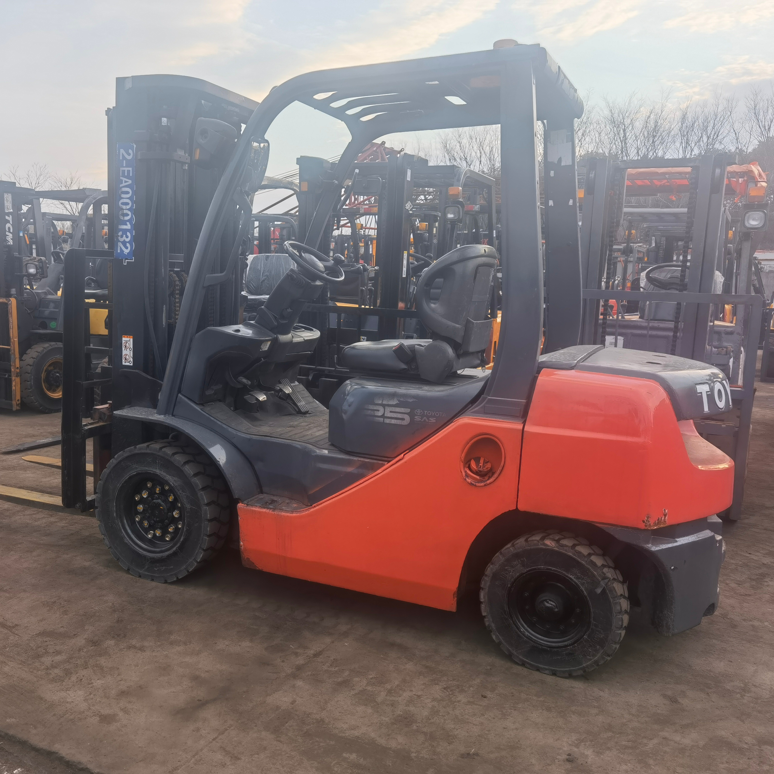 Used 2.5 ton Toyota Forklift fd30 forklifts  3ton 3.5t 4t 5t 16t 30t diesel toyota forklifts for sale material handling