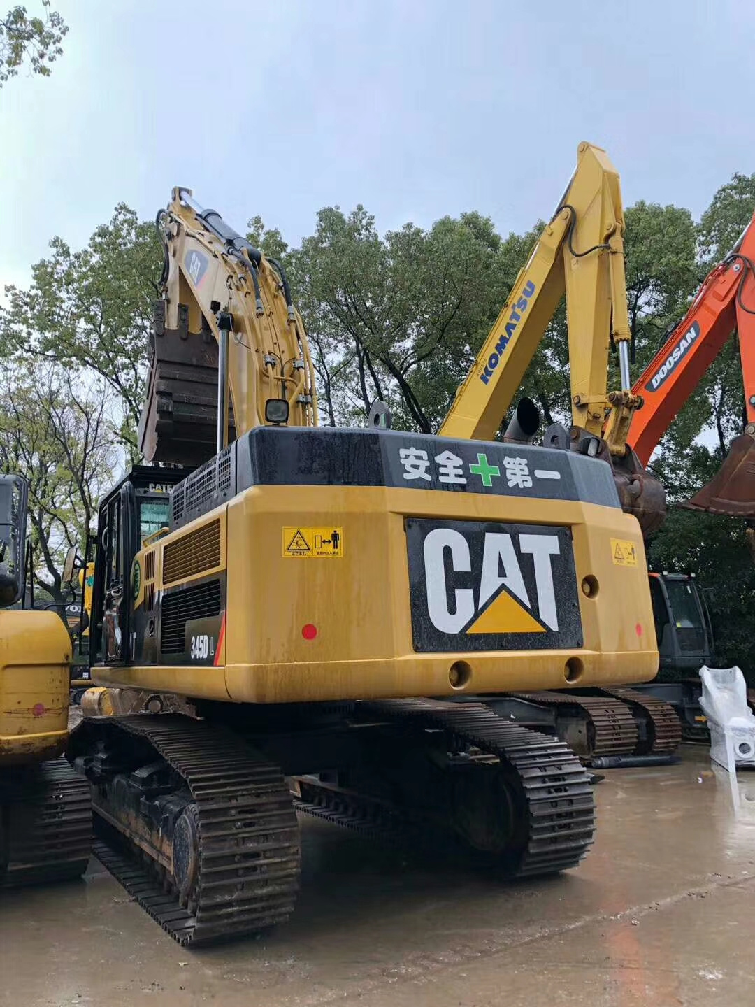 Used CAT 345D hydraulic crawler excavator used caterpillar cat 345 345bl 345dl 349 crawler excavator  low price for sale