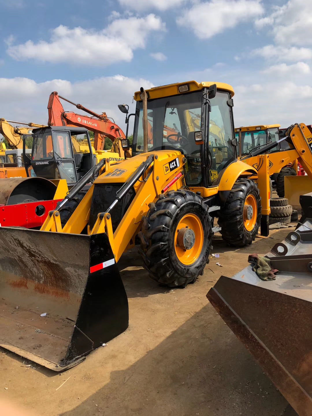 second hand JCB 4CX backhoe loader, used 3cx 4cx  JCB backhoe in good condition low price