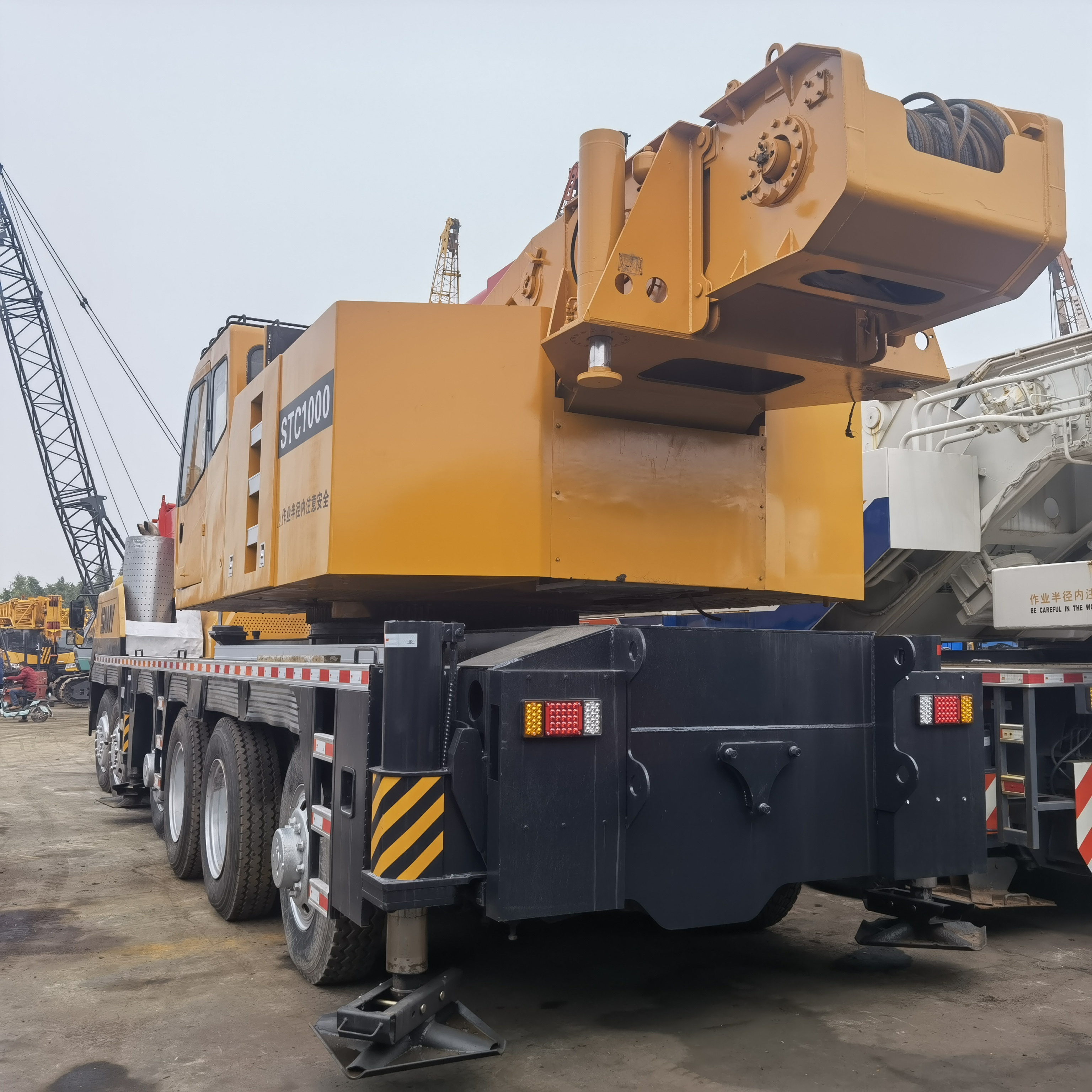 STC1000C used 100 ton mobile car crane SANY all terrain mobile crane truck 150tons 200tons truck crane on sale