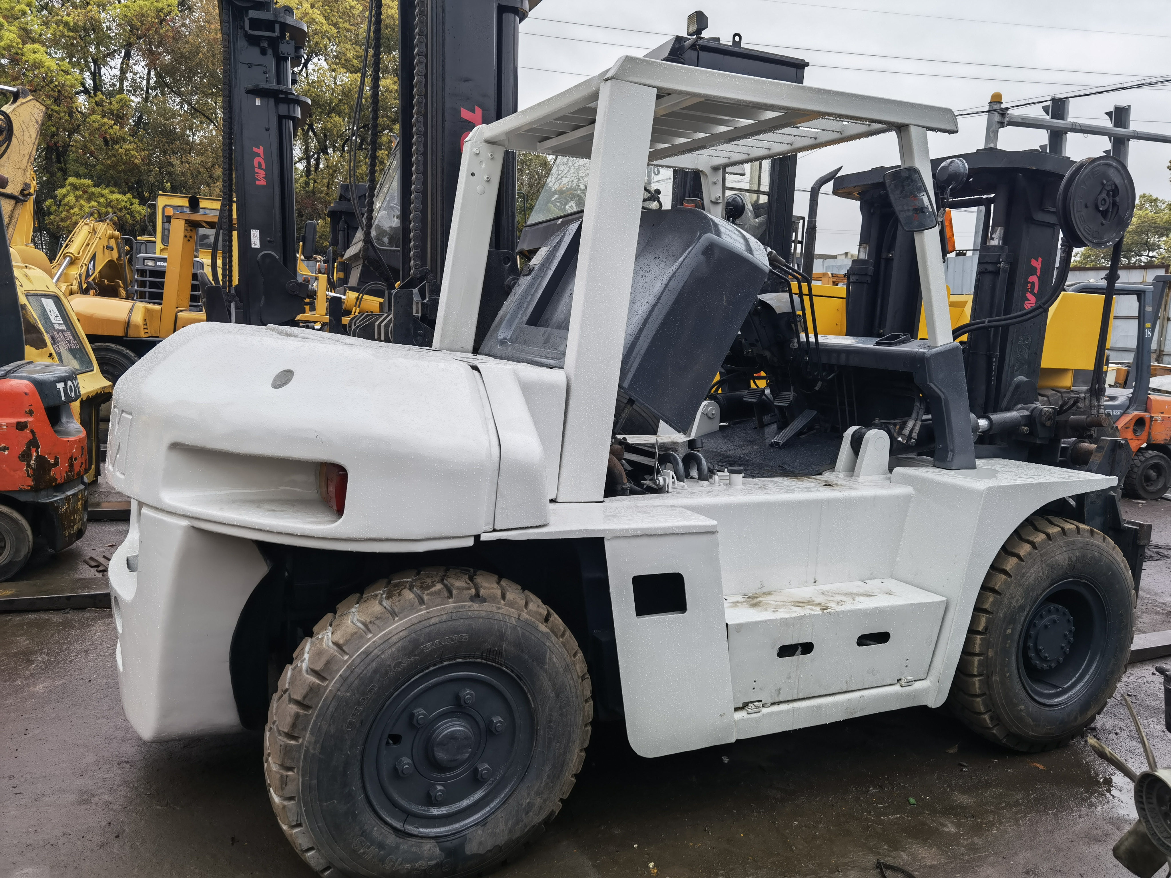 Hot sale Second hand forklift TCM Japan Original mini 7 Ton Used diesel forklift in good condition for cheap sale