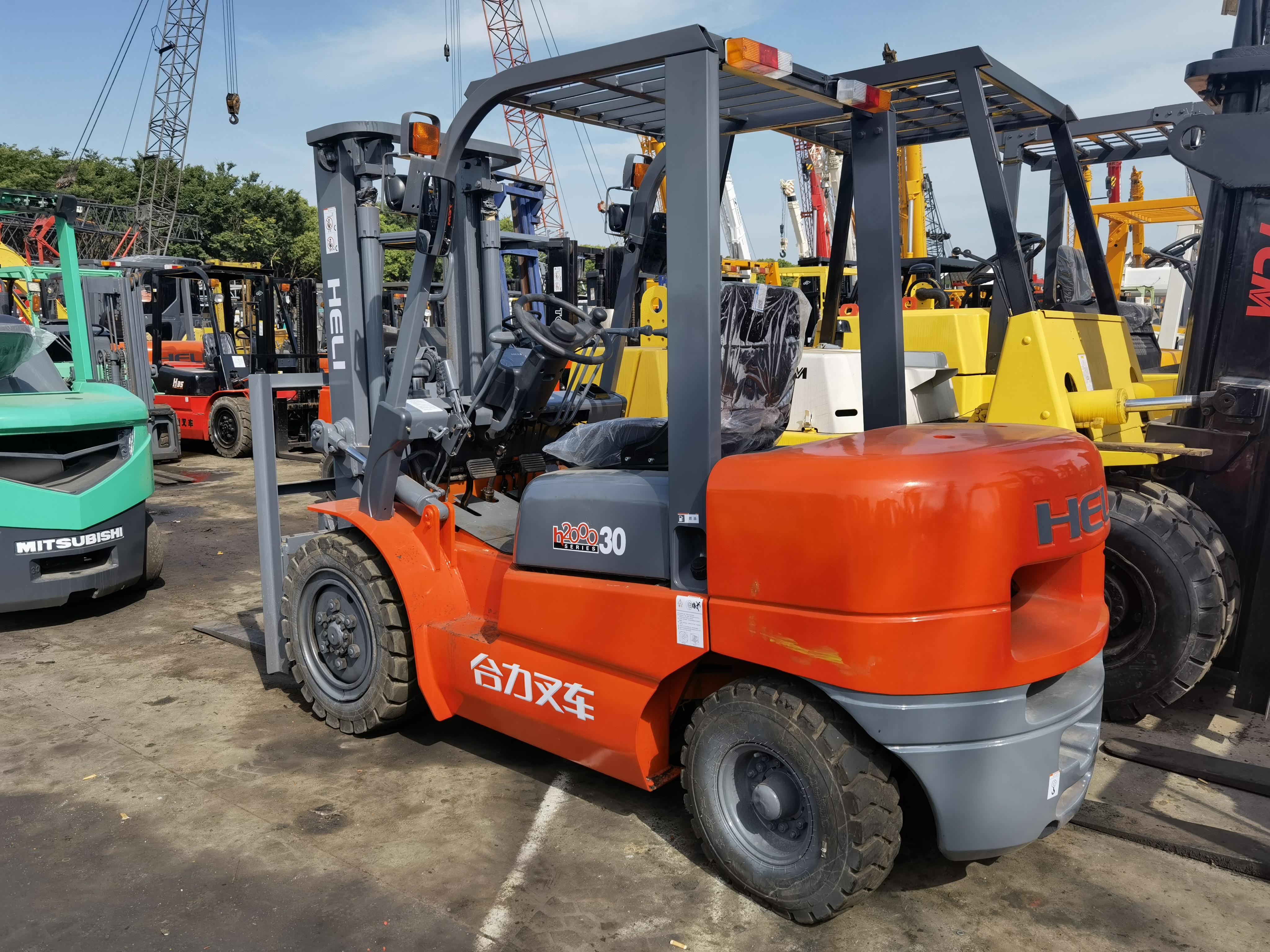 Factory price forklift diesel 3 ton Heli Everlift 2TON 2000KG 3M Diesel forklift  HELI CPCD30 forklift diesel cpcd20 for sale