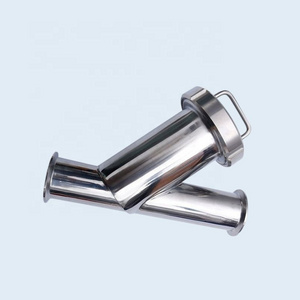 Factory Price Tri Clamp Ferrule Hygienic SS304 316L Stainless Steel Sanitary Y Type Filter Strainer