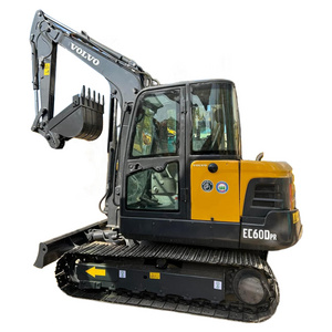 High quality Sweden brand machinery mini excavator 6 ton digger EC55D EC60D with dozer blade