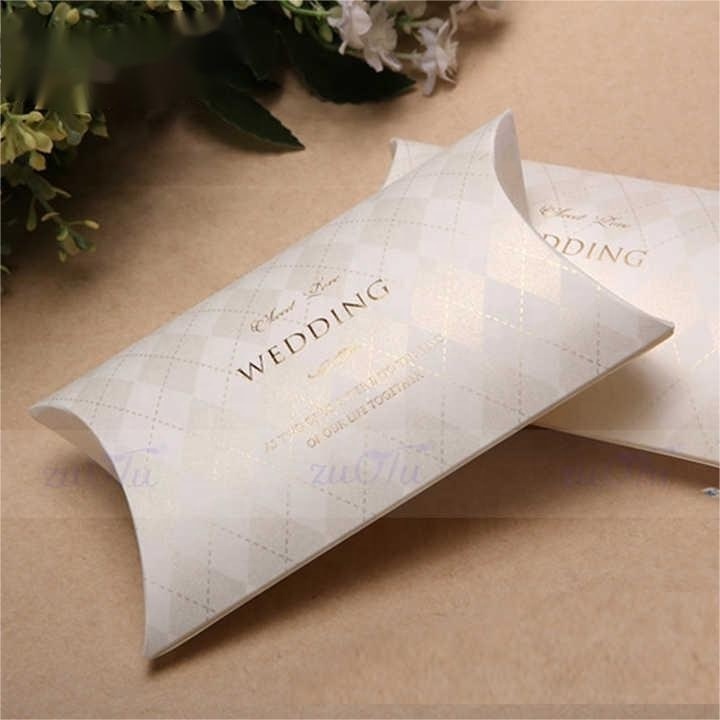 Customized kraft pillow box packaging custom boxes cardboard gift candy pillow box with clear window