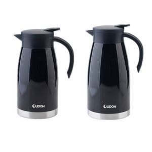 Custom 1.5L Large Capacity Double Walled Vaccum Insulated Stainless Steel Tea Coffee Pot