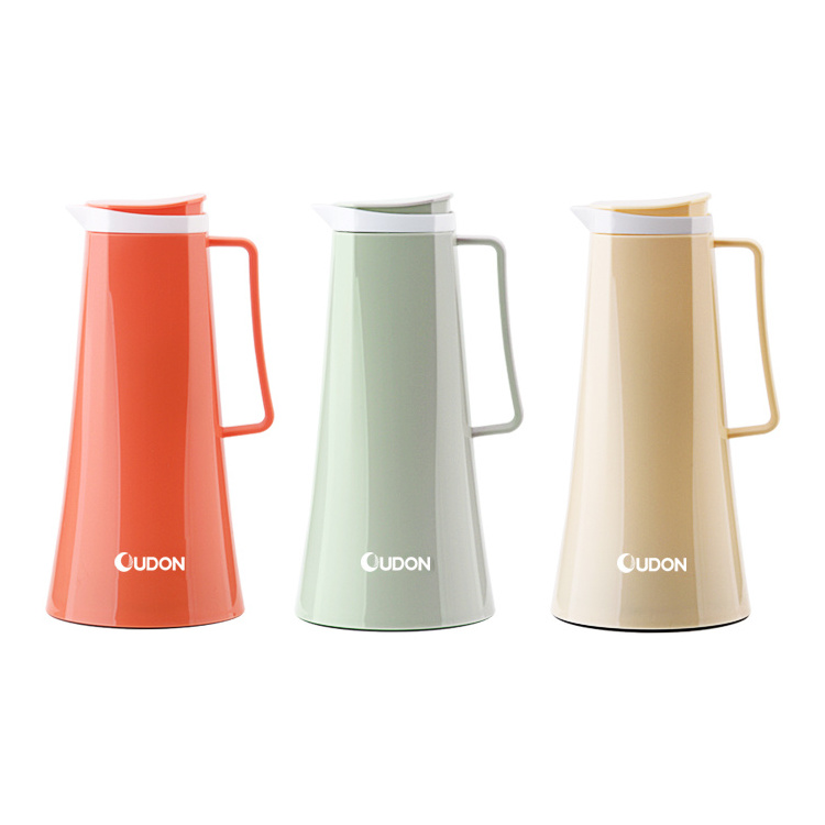 New Design 1.0L Vacuum Thermal Double Wall Insulated Thermos Dallah Arabic Tea Coffee Pot