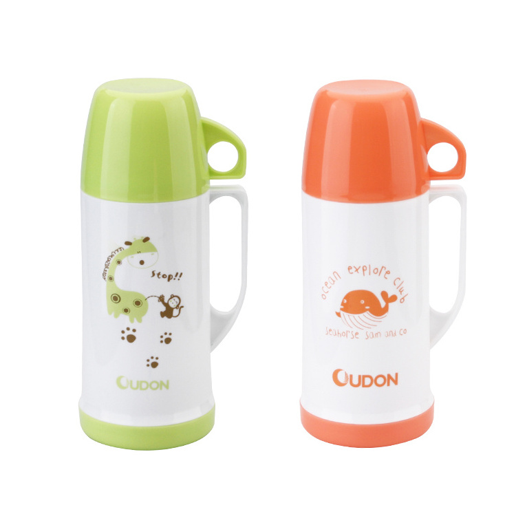 0.75L 0.95L Keep Hot Cold Glass Lined Vacuum Insulated Plastic Travel Pot Termos Thermos Flask with Glass Refill Inside