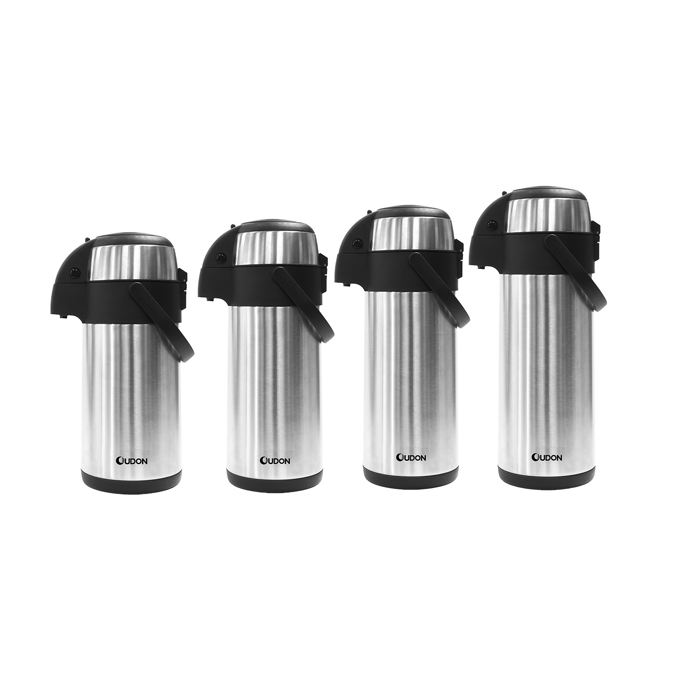 Multi Capacity 2.5L 3L 3.5L 4L Double Wall Coffee Pot Air Pressure Pump Thermos Airpot Flask