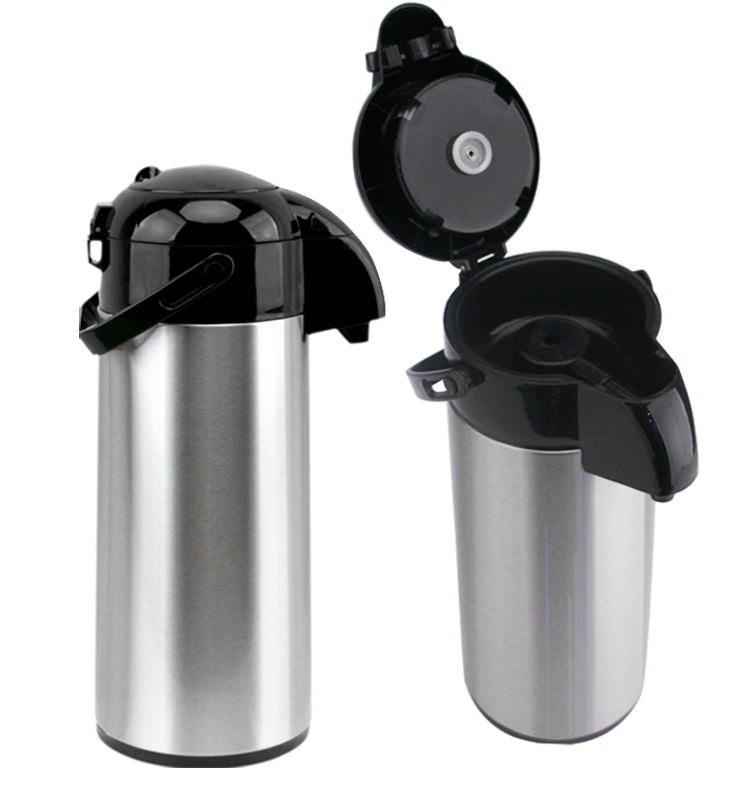 Big Flask Water Coffee Dispenser Double Wall Stainless Steel Vacuum Insulated Airpot Thermos 1.5L 2.5L 3.0L 4.0L 5L