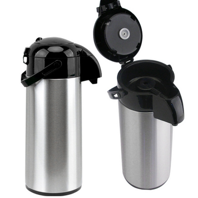 Big Flask Water Coffee Dispenser Double Wall Stainless Steel Vacuum Insulated Airpot Thermos 1.5L 2.5L 3.0L 4.0L 5L