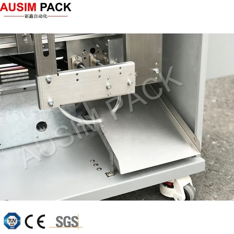 Automatic Horizontal Zipper Bag Beef Jerky Nuts Candy Snacks Doypack Packing Machine Laminated Film Tape Packing Sealing Machine