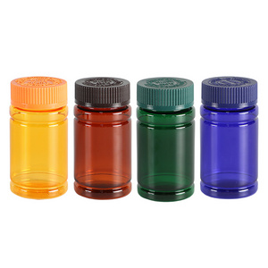 150ml 300ml PET Bamboo shape plastic bottle with screw cap/child resistant lids for pill capsule tablet medicine supplement