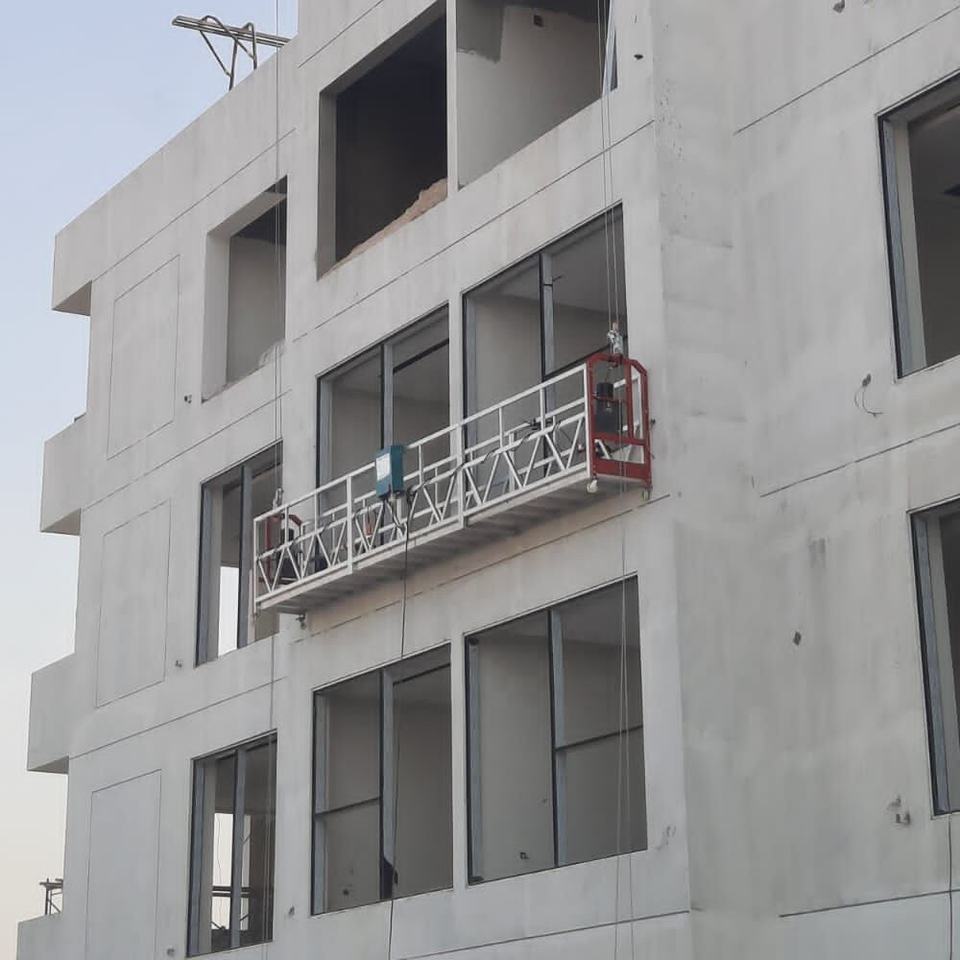 Shanghai Power Zlp630 Aluminum Electric Suspended Platform High Rise Window Cleaning Equipment Rope Cradle