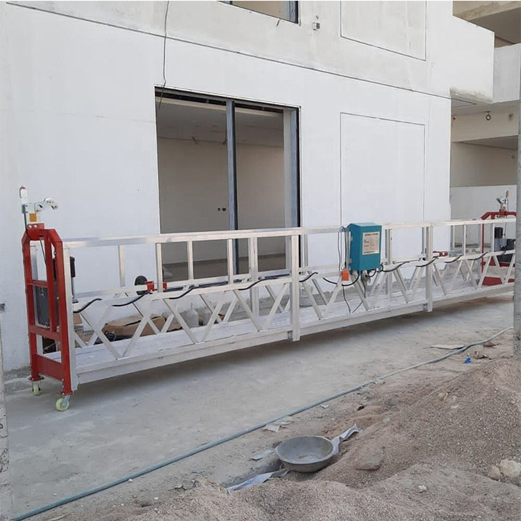 Shanghai Power Zlp630 Aluminum Electric Suspended Platform High Rise Window Cleaning Equipment Rope Cradle