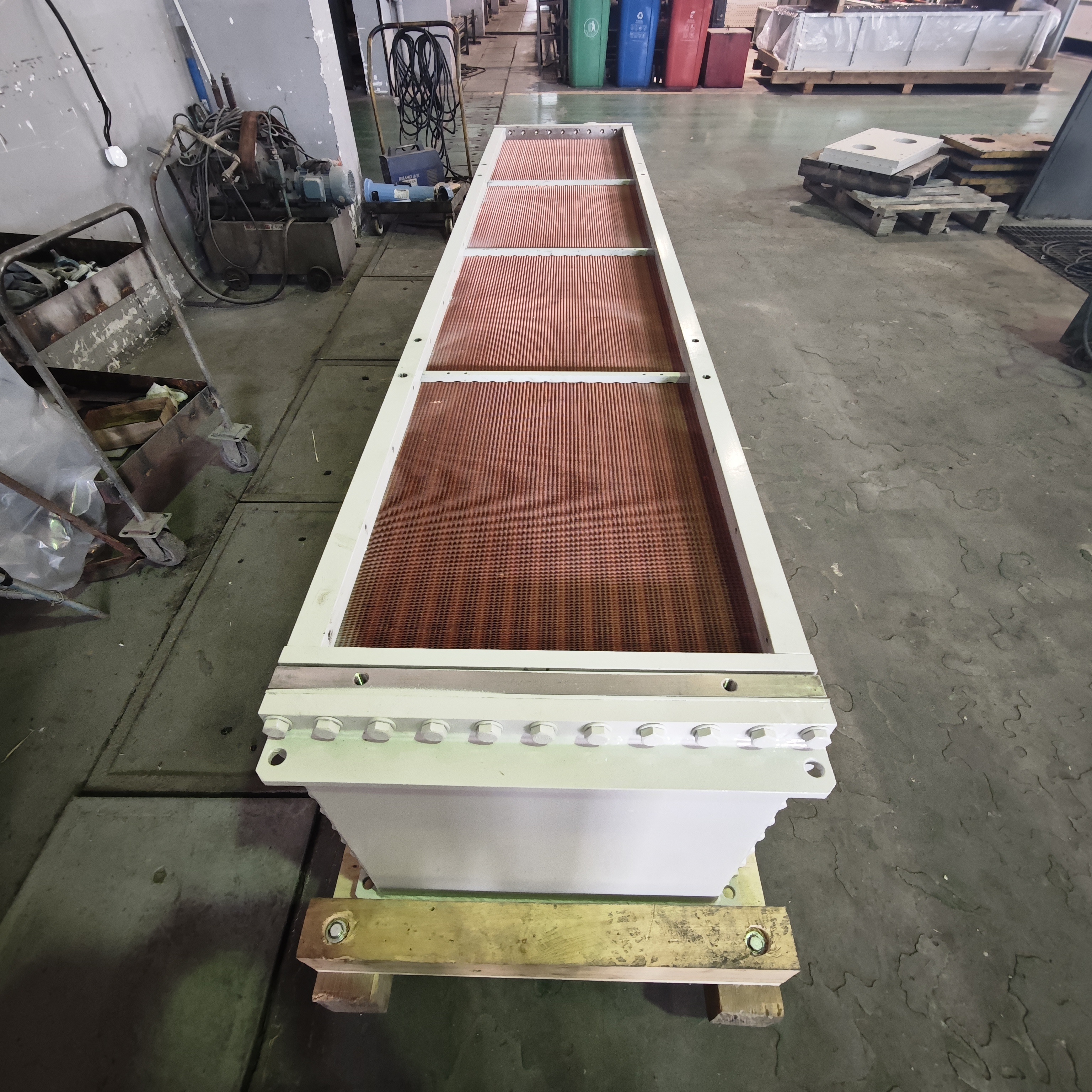 reliably generator surface air cooler plate fin heat exchanger cooling apparatus for LST-G