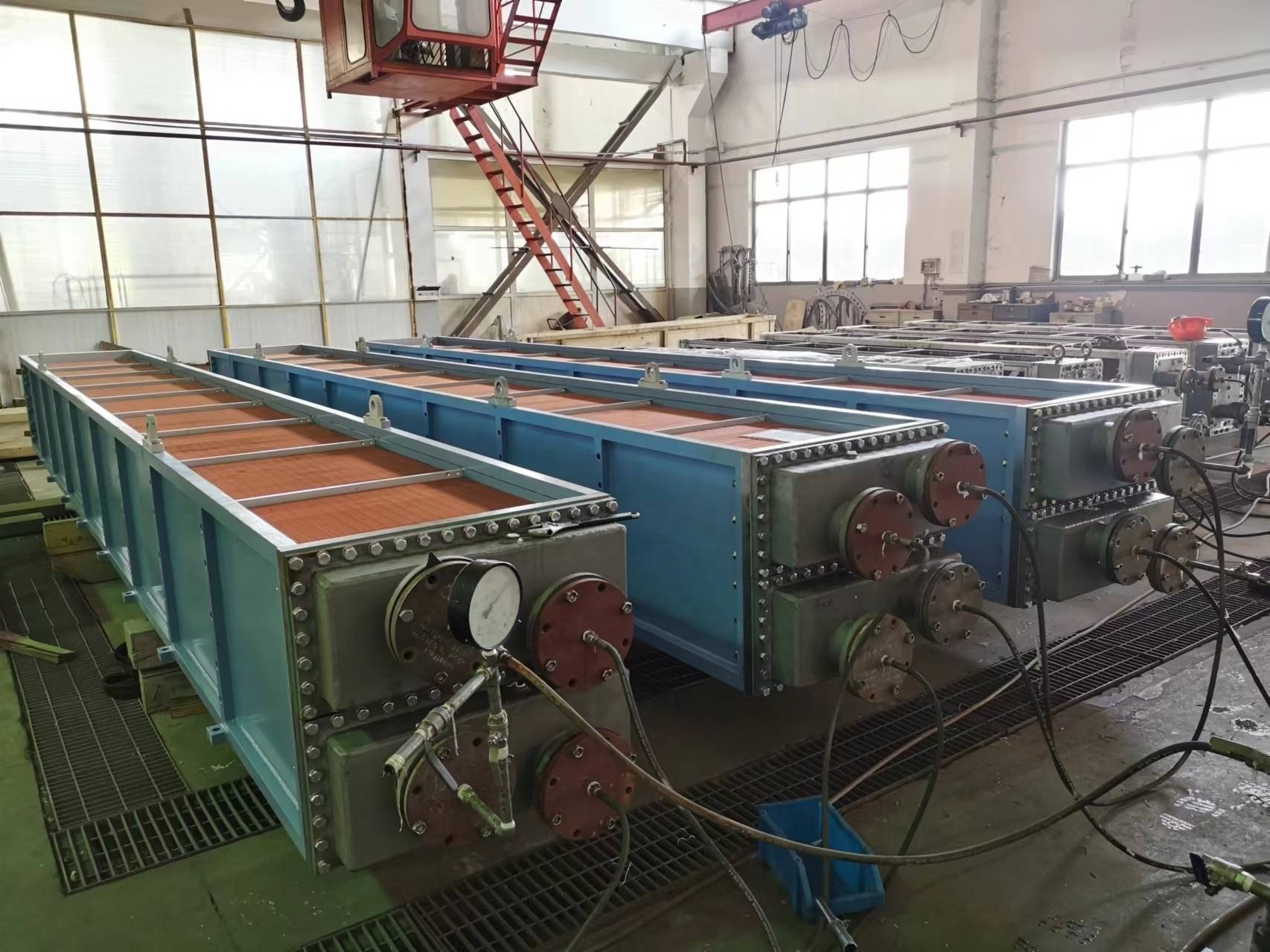 Efficient and safe air cooler heat exchanger air cooled heat exchanger for  660MW turbine generator