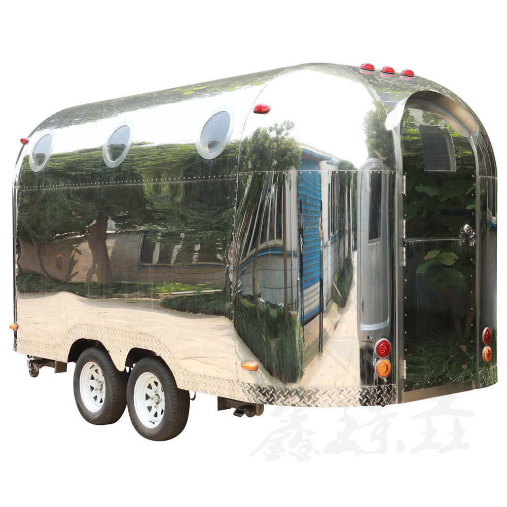 New design food carts and food trailers for american vendors shipping container food truck for sale