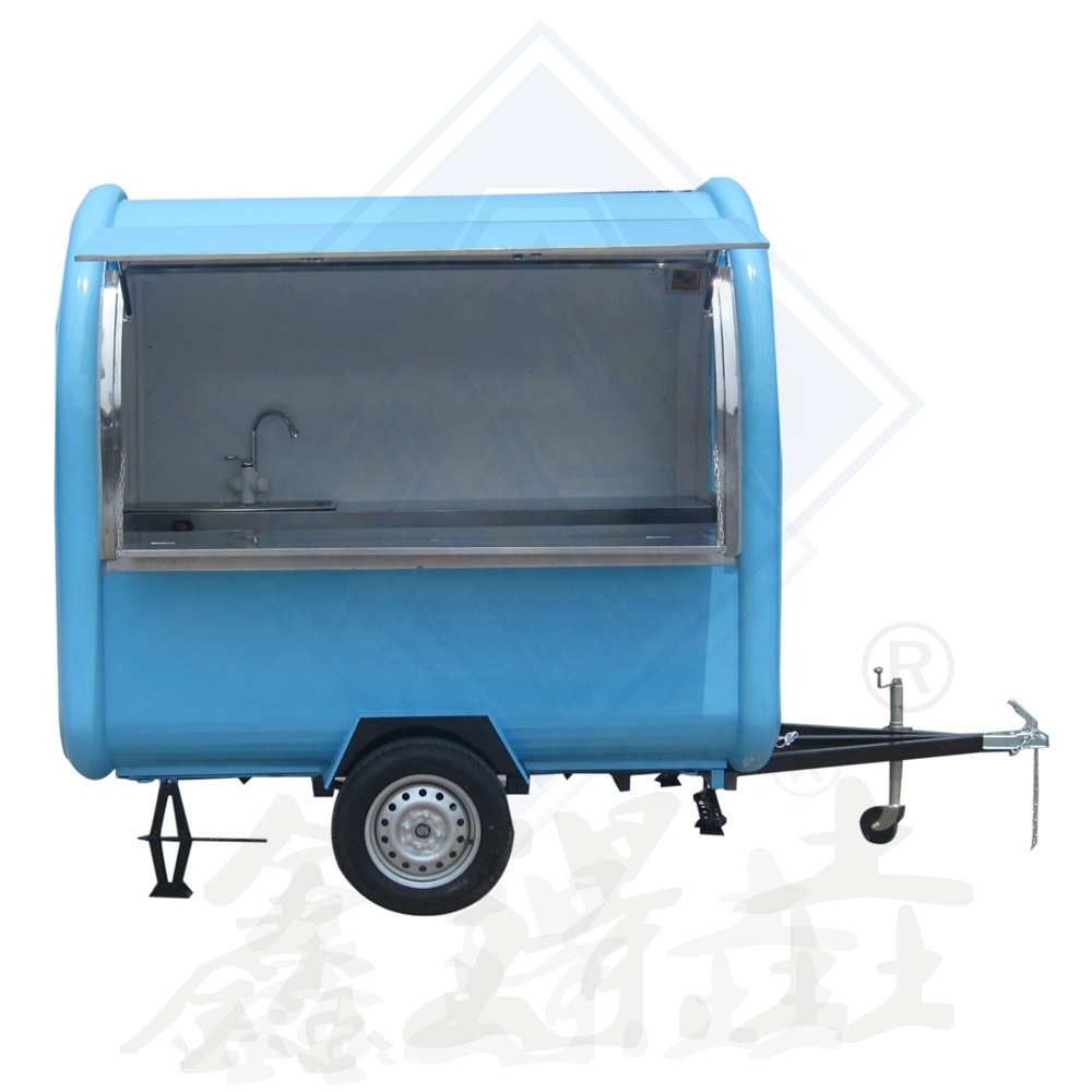 2023 New design ice cream cart food trailers electric bicycle mobile food trailer