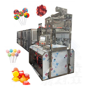 automatic candy twist machine gelatin candy making machine candy sugar tablet type lollipop maker machine for sale