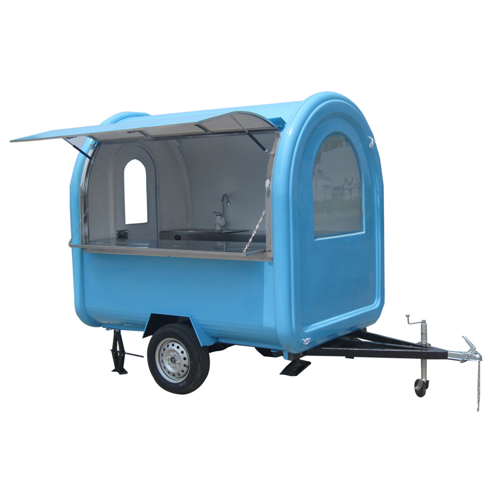 Hot Sale Food Truck 3m China Food Service Cart/Fast Food Trailer/Mobile Rounder Food Truck For Sale