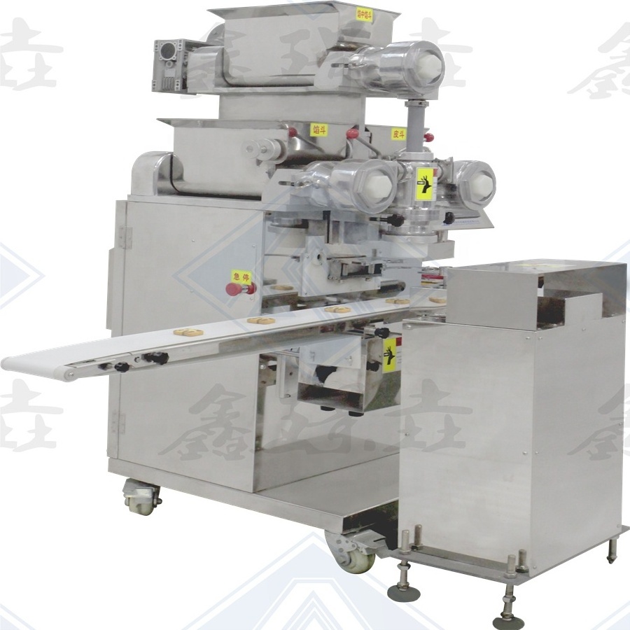 Wholesale Industrial 100 pieces per minute Kubba/ Mochi ice cream Maker Encrusting Filling Machine for Making Cookies