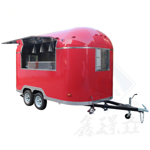 New design food carts and food trailers for american vendors shipping container food truck for sale