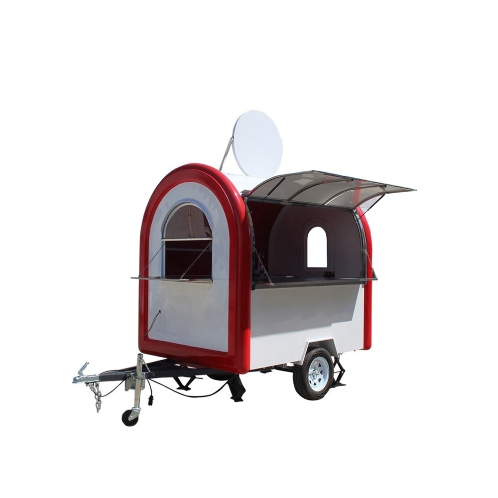 Hot Sale Food Truck 3m China Food Service Cart/Fast Food Trailer/Mobile Rounder Food Truck For Sale