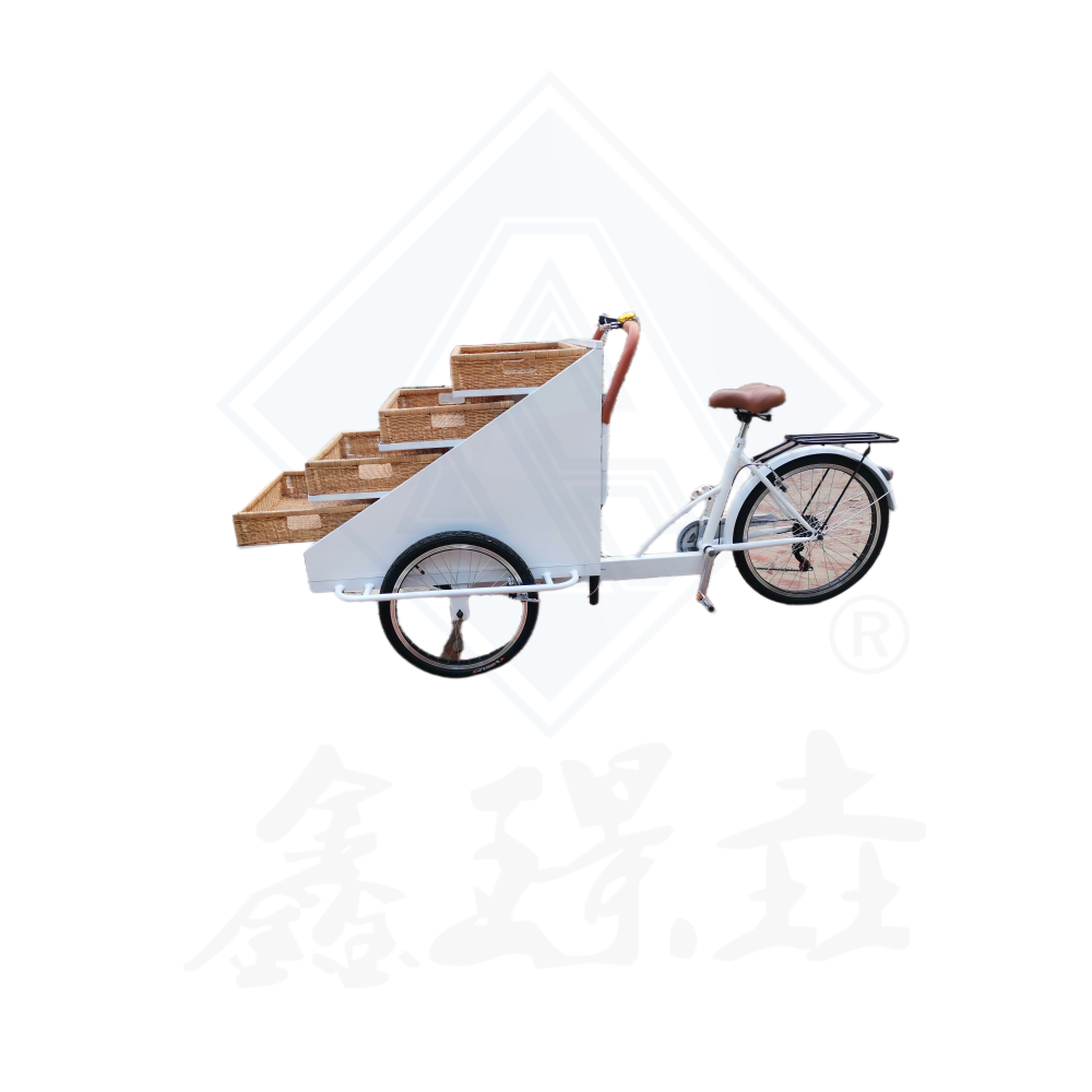 Hot sale Design Customized Street Food Vending Bike Food Cart For Sale Hot Dog Bread Fruit