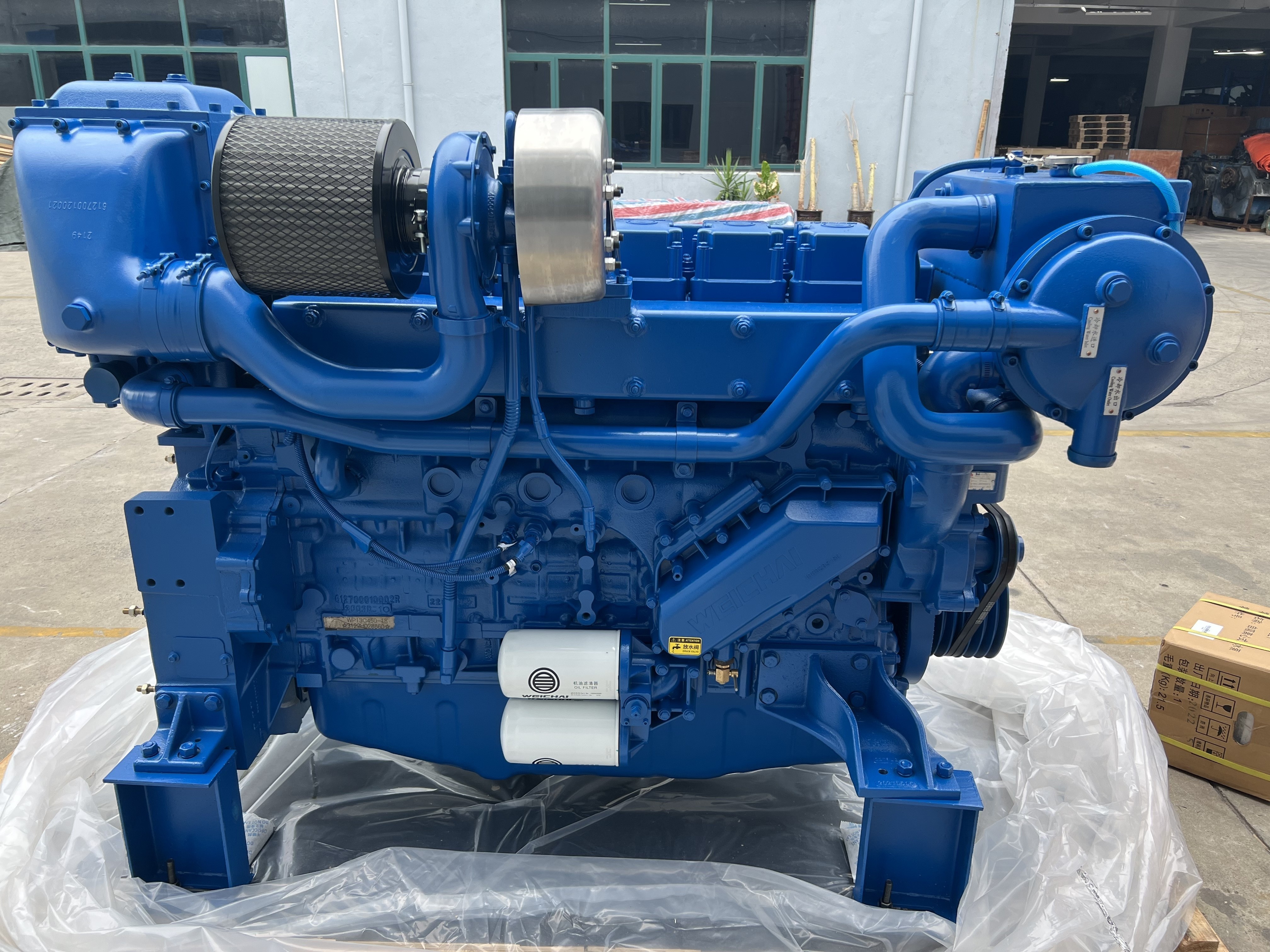 CCS certificate High Quality Wholesale Price 450 500 hp boat Engine Assembly For WEICHAI WP13C500-18 Series