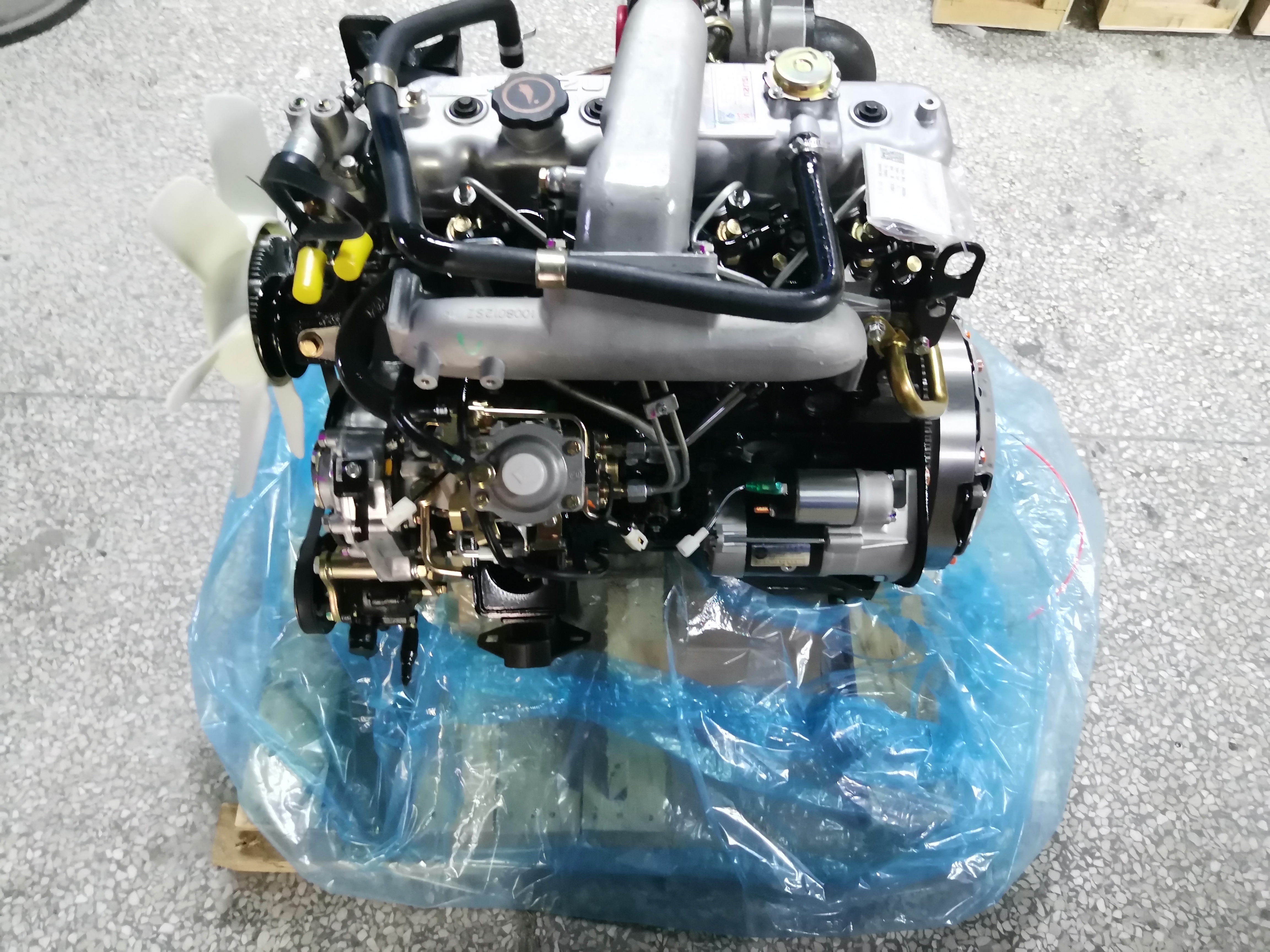 New original 86kw/116hp 3600rpm 4JB1T 4 cylinder diesel engine commonly used for light Pick-up/trucks