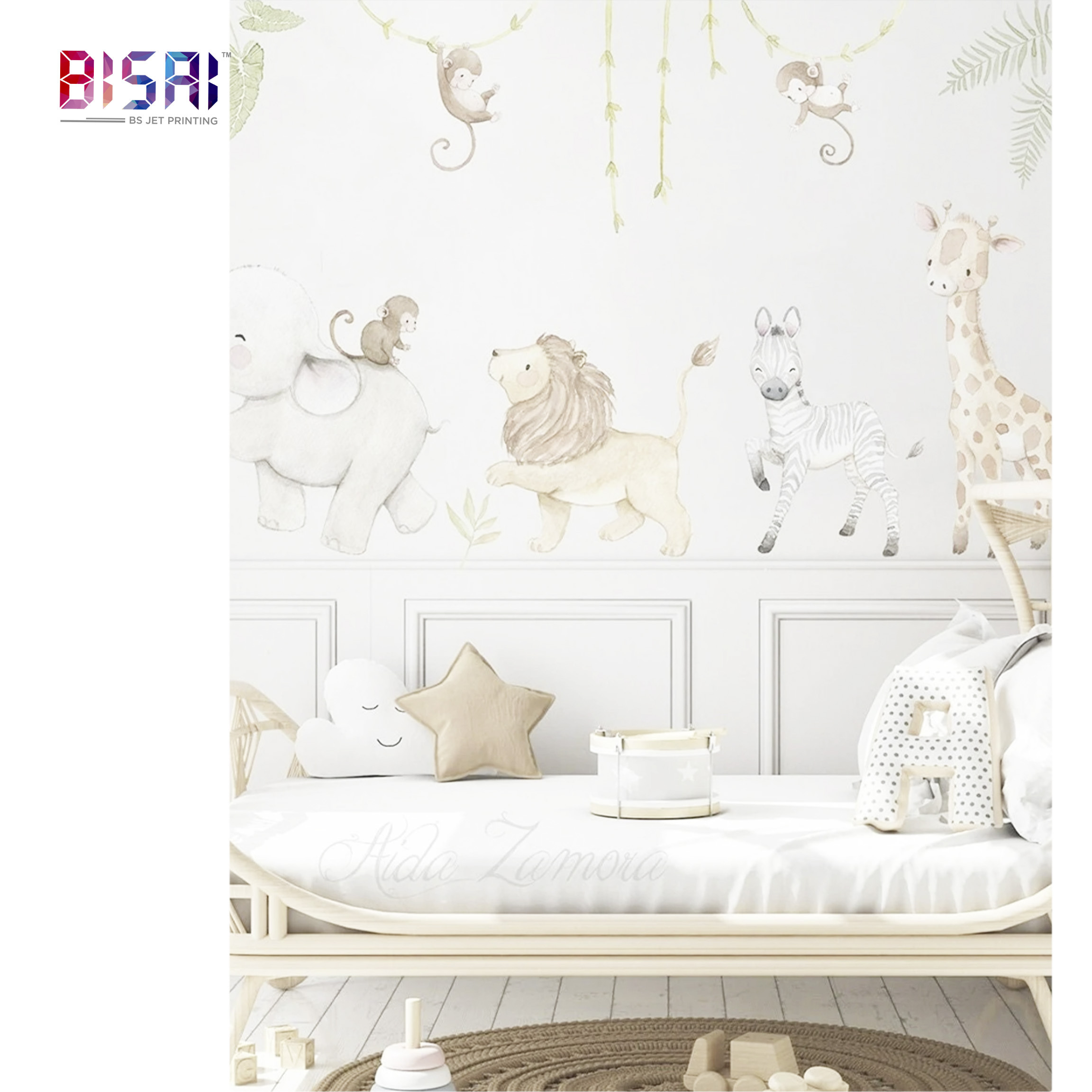 Factory direct supply high quality christmas decoration home cute kids wall sticker