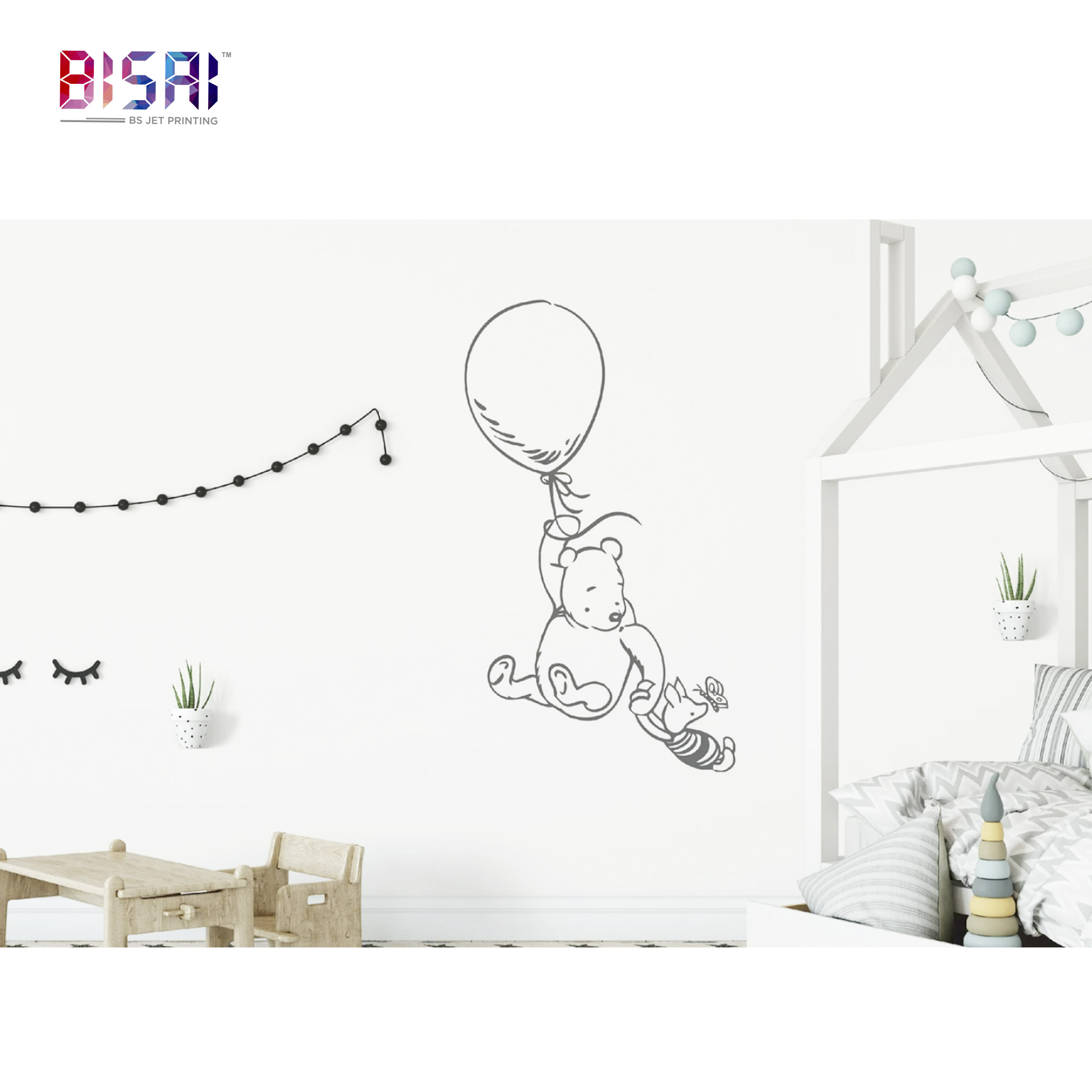 Factory direct supply high quality christmas decoration home cute kids wall sticker