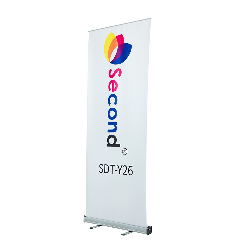 Shopping Poster Advertising Display Hand Pull Roller Custom Printing Retractable Roll Up Banner Stand