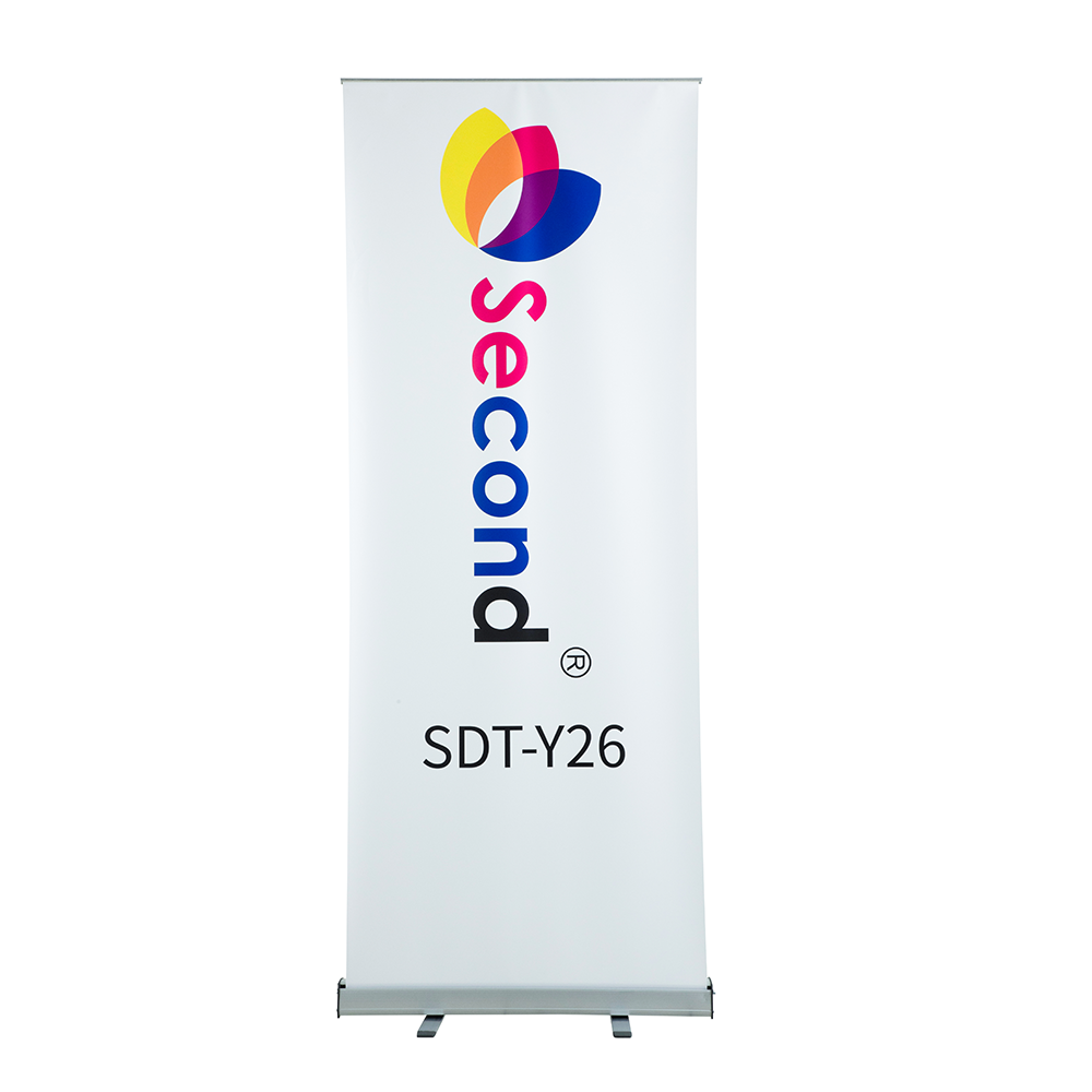 Shopping Poster Advertising Display Hand Pull Roller Custom Printing Retractable Roll Up Banner Stand