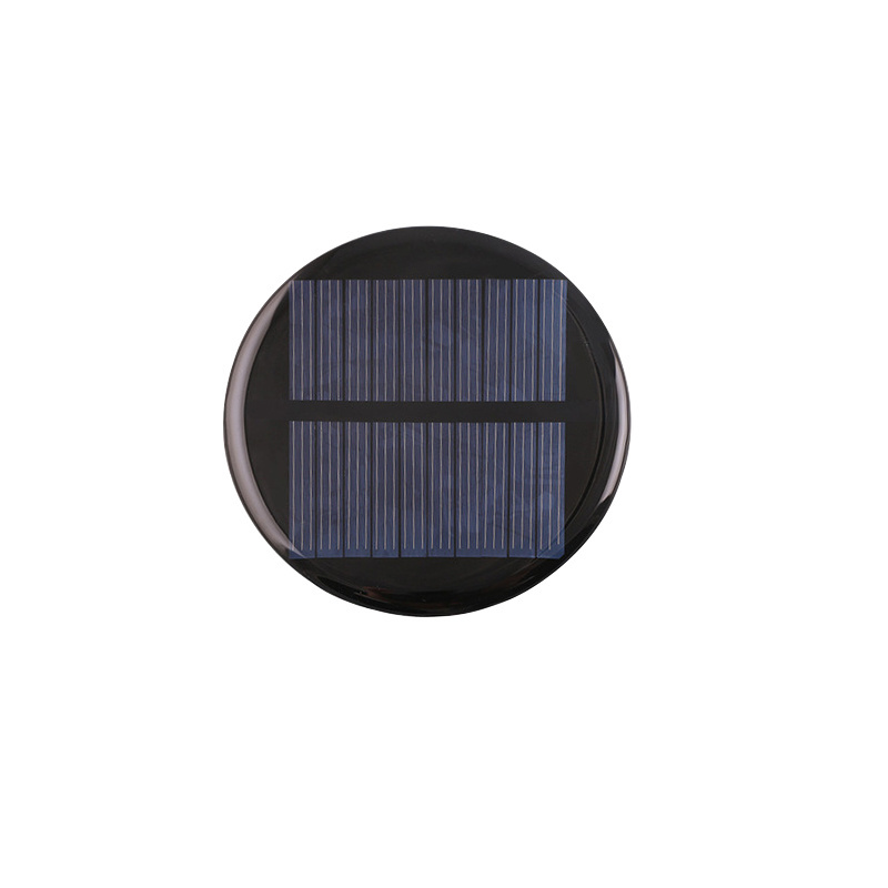 Round Shape 74cm 5V 0.4W 80mA Wholesale Poly Epoxy Mini Solar Panel for Led Light