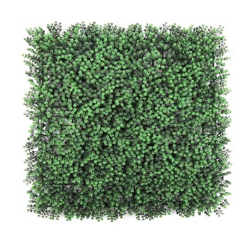 plastic green grass hedge wall large boxwood hedge flower artificial plant green grass wall for vertical garden home decoration