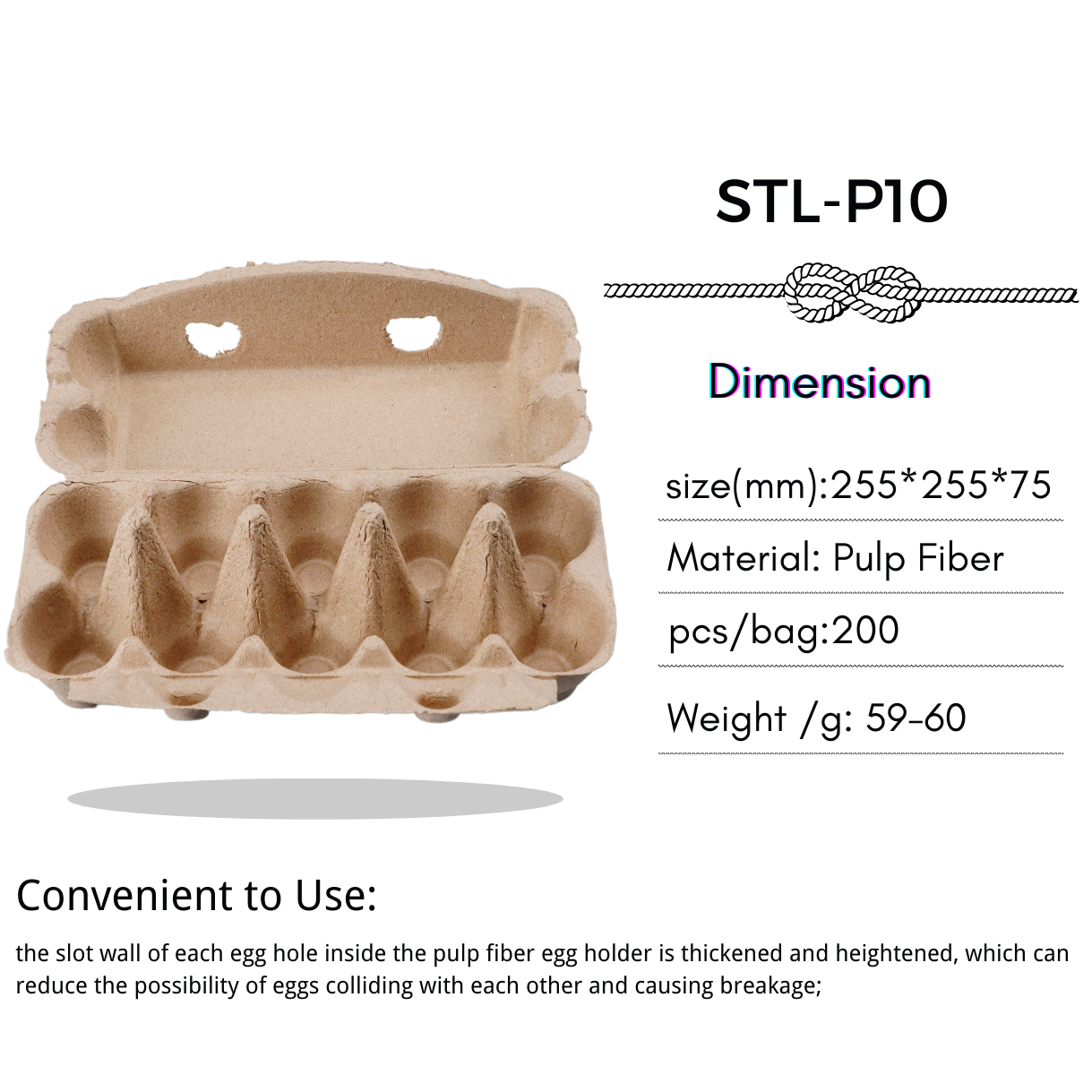 Suppliers 6 12 15 18 20 30 Grids Biodegradable Packaging Carton Chicken Egg Moulded Pulp Paper Egg Tray