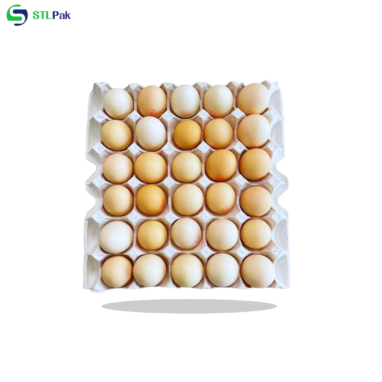 High Quality Thickened and durable 30 cells paper egg tray molds supplier 30 chicken eggs packaging tray pulp