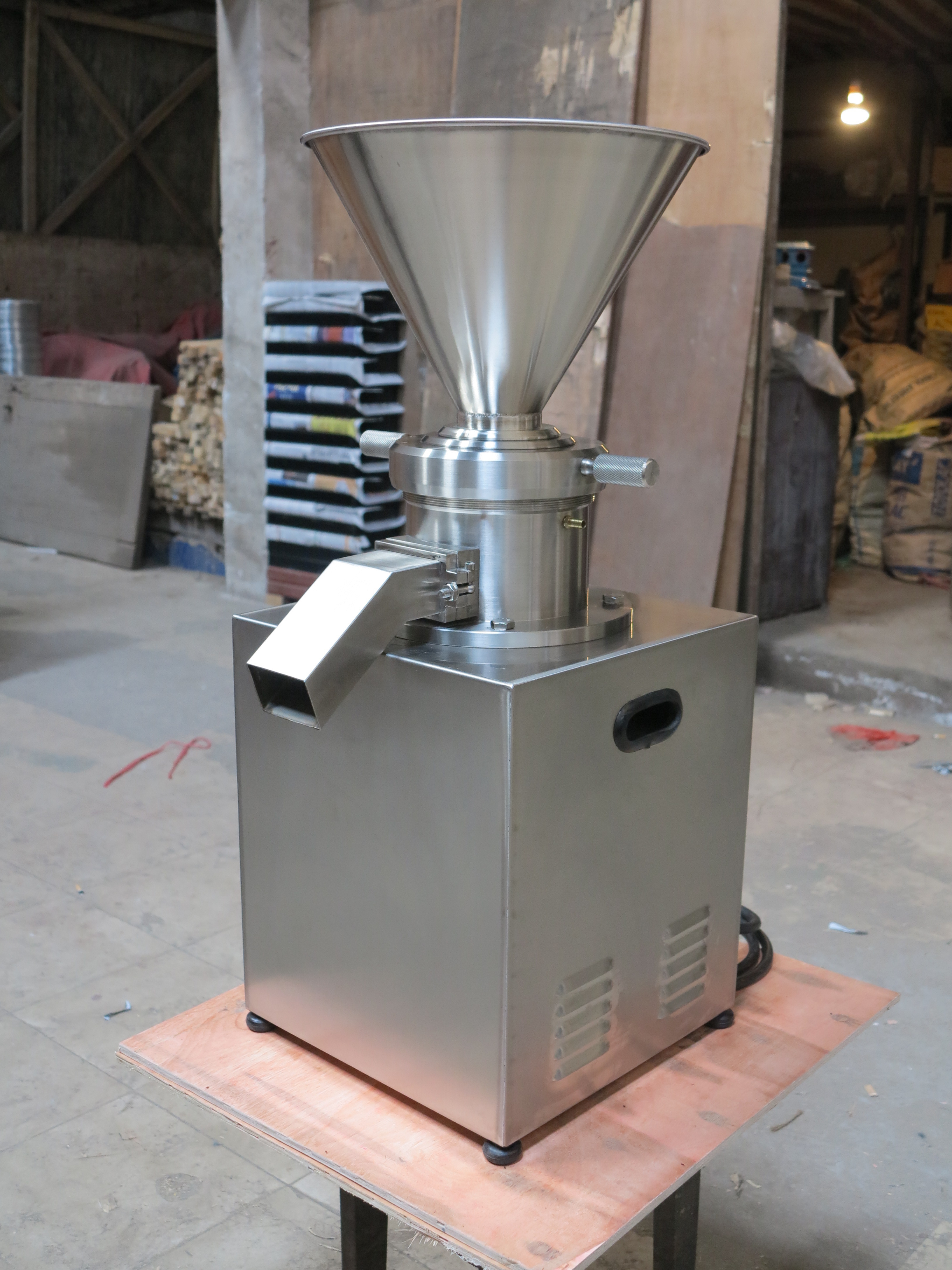 New type JMB-80 chili sauce making machine- garlic/citronella/ginger/vegetables paste grinding machine