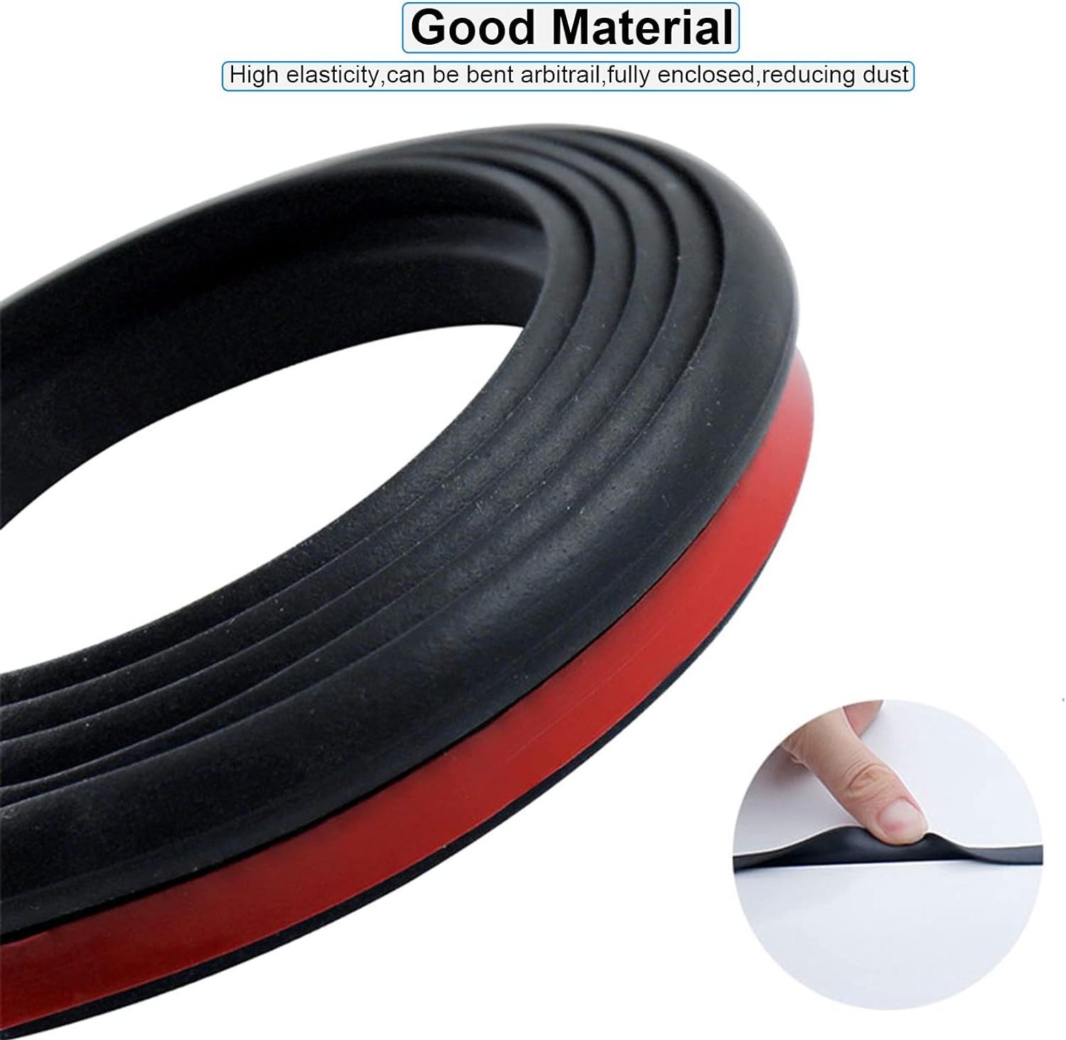 Car door seal strip Hood Sealing Strip Automotive Weather Stripping Rubber Soundproofing Weatherstrip Engine Covers