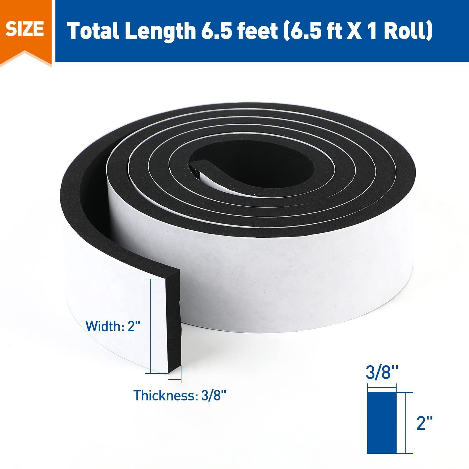 Rubber triangle strip T Weather Stripping Air Conditioner Open Cell Foam Seal Tape Window Insulation High Resilience Seal Strip